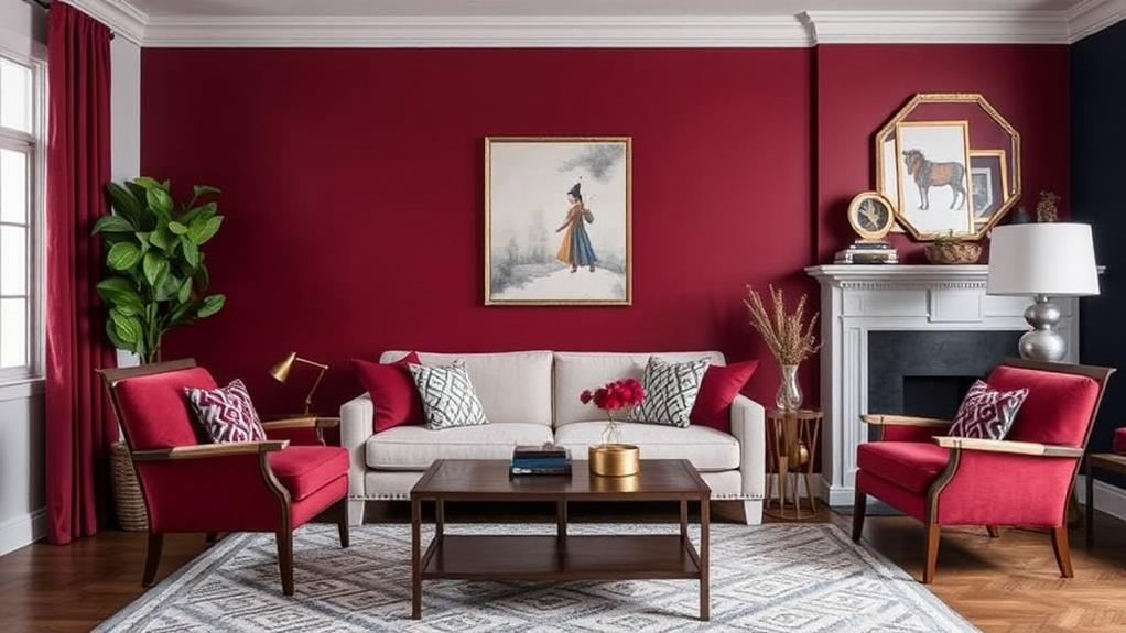 Do Maroon and Navy Go Together? 1 maroon and navy coordination